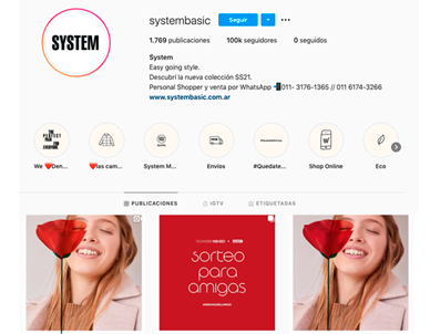 Cliente: SYSTEM BASIC Proyecto: Social Media & Content Servicio: Generación de contenidos, gestión de redes sociales, monitoreo y analytics.