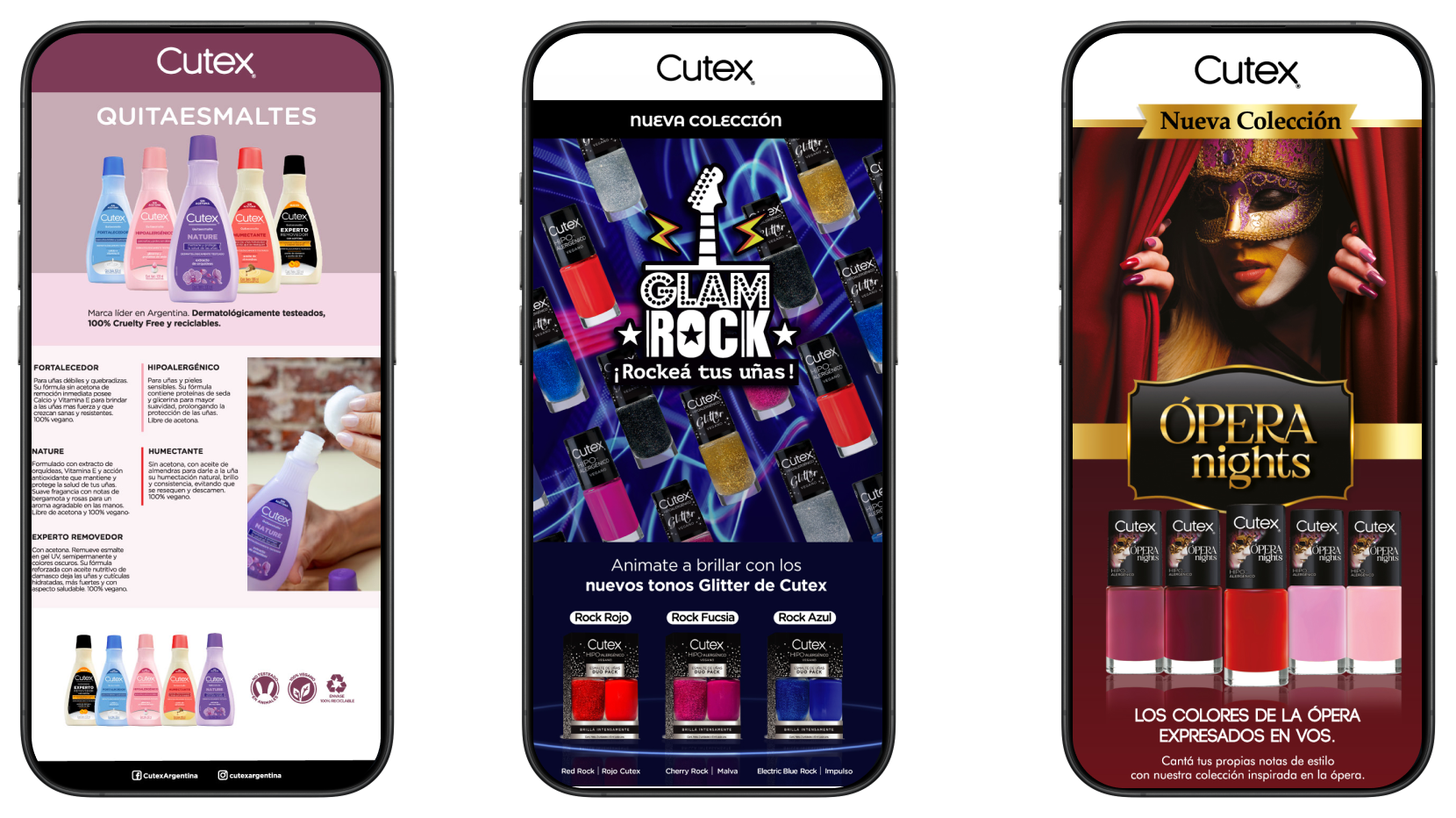 Cutex: newsletters y comunicación de marca
